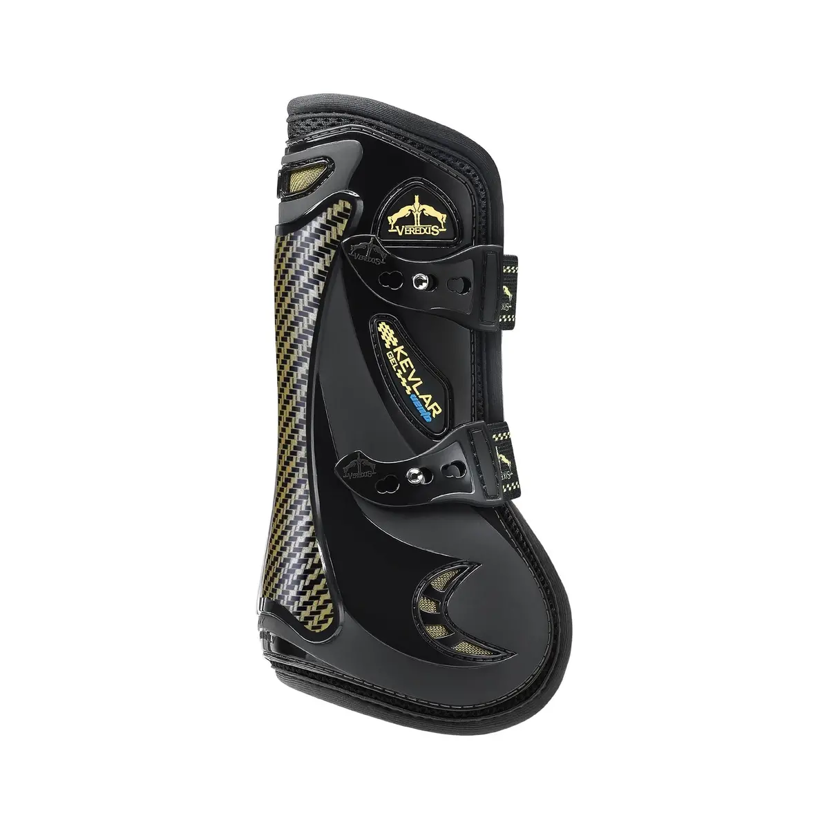 Veredus Kevelar Gel Vento Front Leg - Horse -Tendon Boot - Black 1