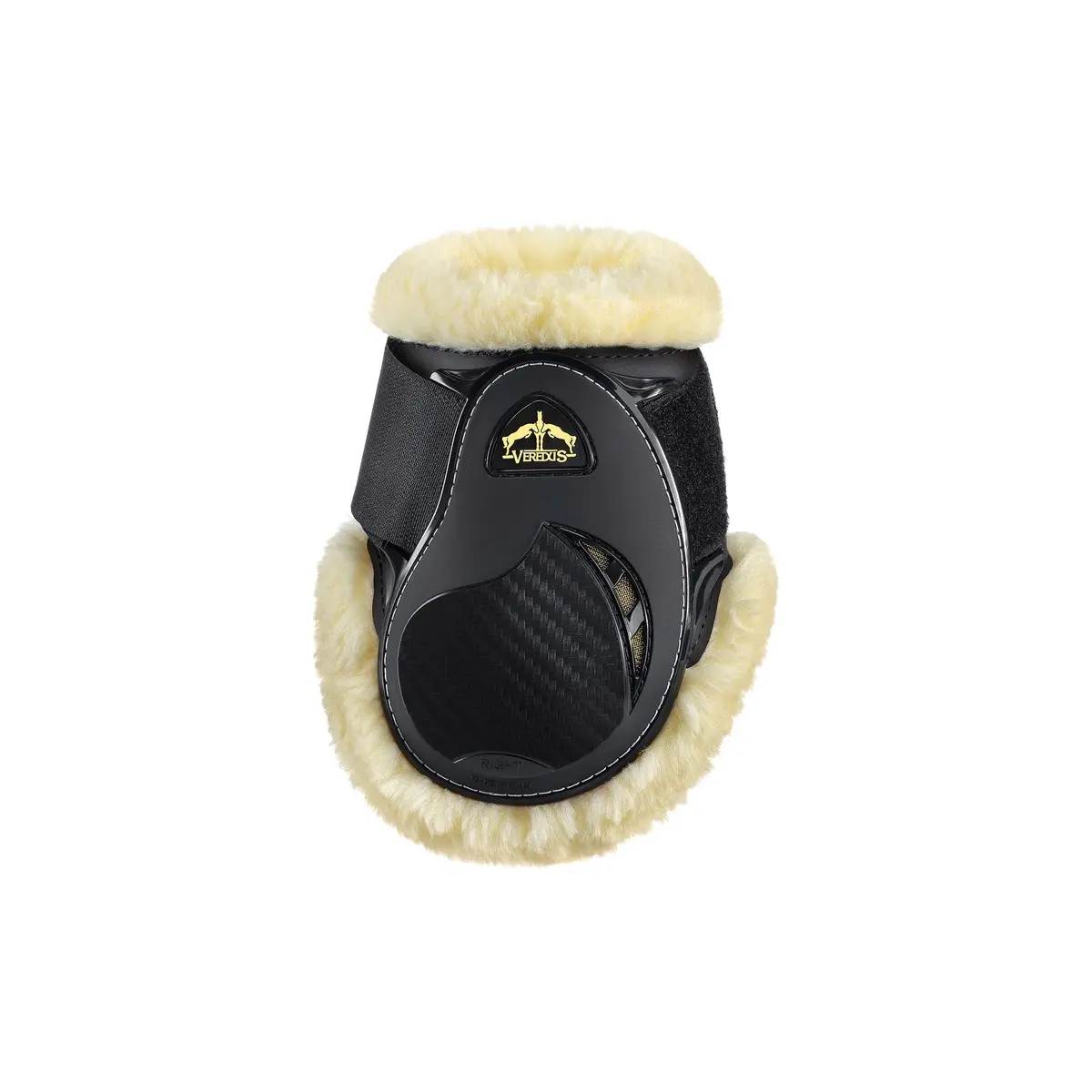Veredus Kevelar Young Jump Vento - Young Horse - Fetlock Boots - Techno Sheepskin -Black 1