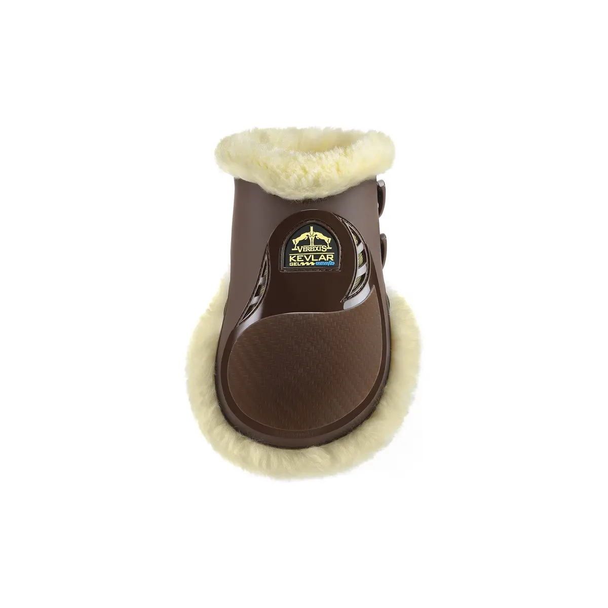 Veredus Kevlar Gel Vento Tendon Boots - Rear Leg - Horse - Brown 1