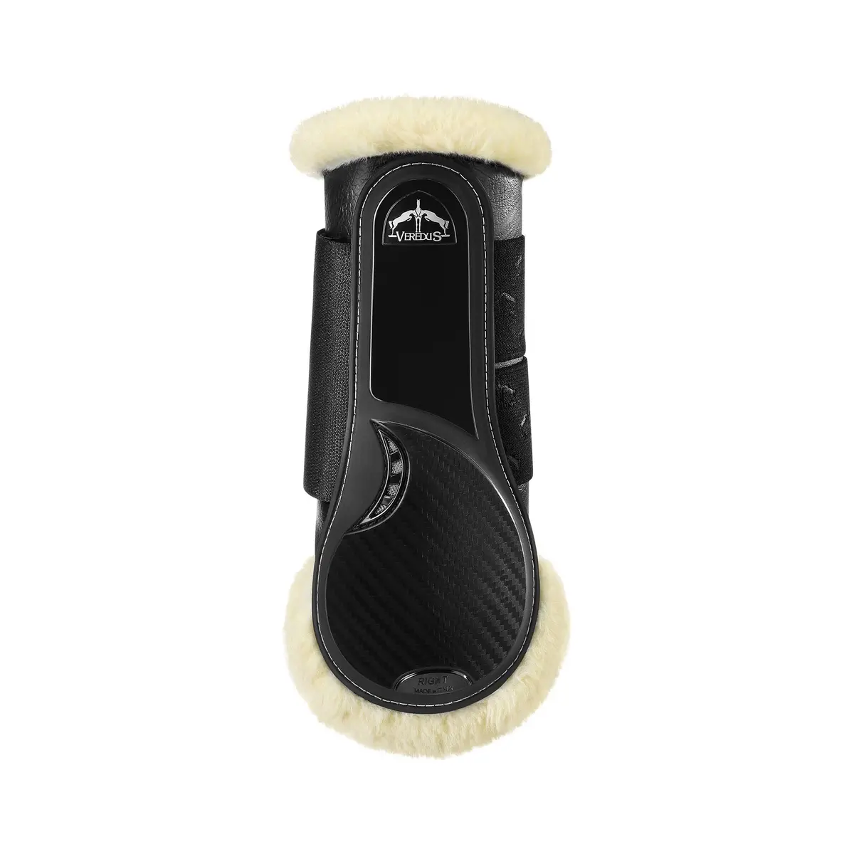 Veredus Trc Vento Training Boot - Horse Front Leg - Techno Sheepskin - Black 1
