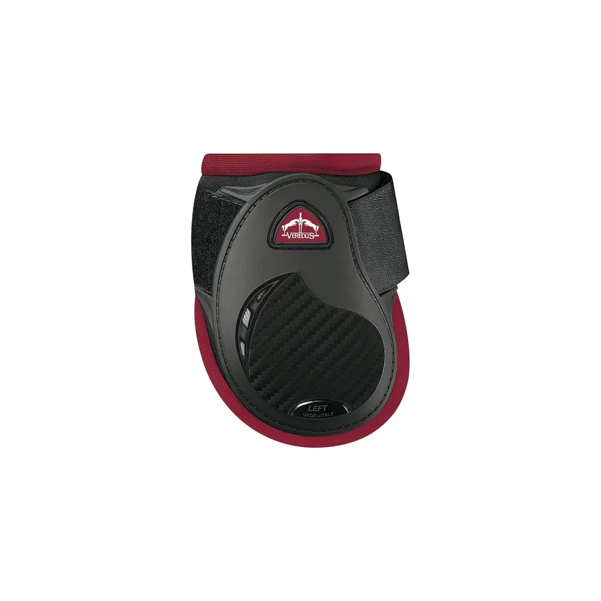 Veredus Young Jump Vento Fetlock Boot - Black/Bordeaux 1