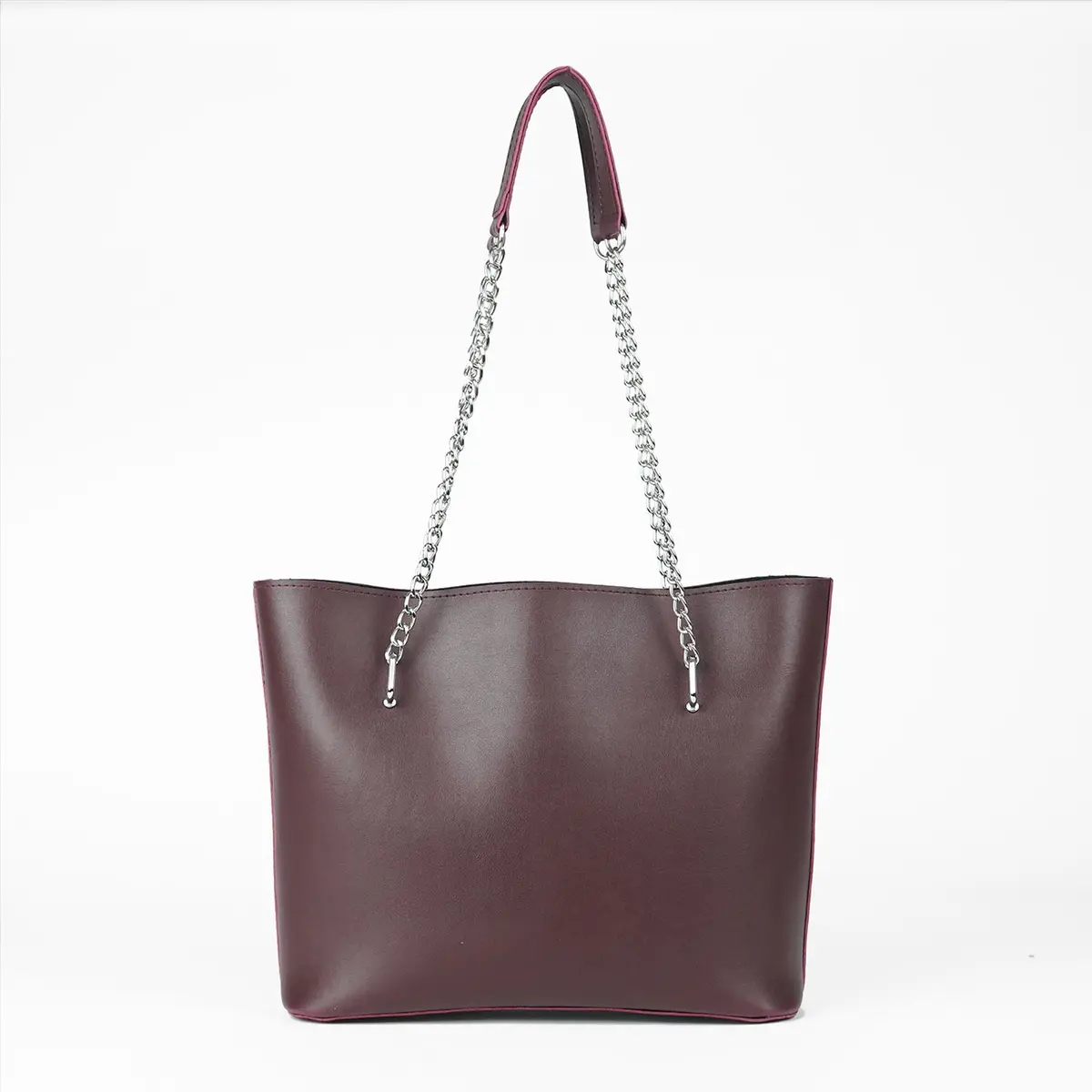 Verona Tote Bag Maroon 1