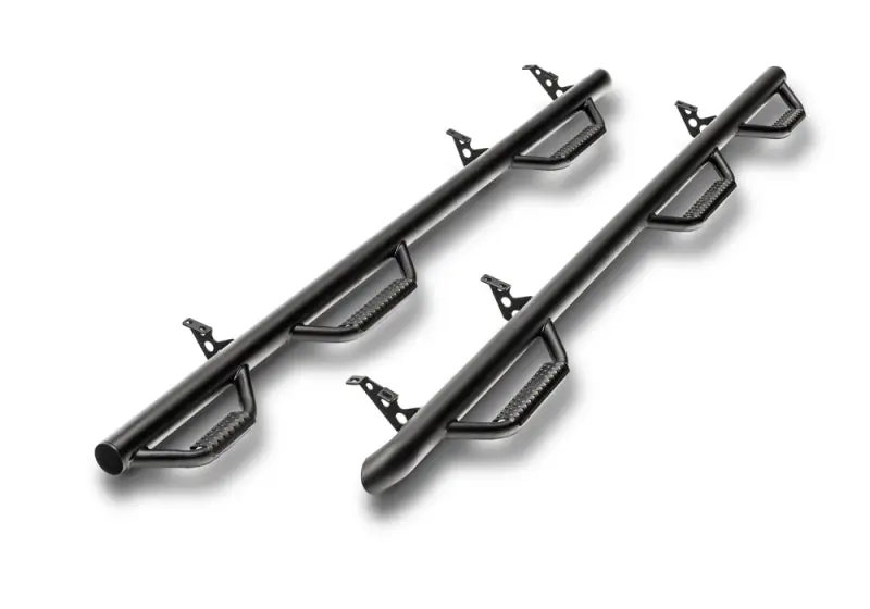 N-Fab Nerf Step Side Steps For 2007–2013 Chevrolet/Gmc 1500 Crew Cab With 5.7-Foot Bed – Textured Black, 3-Inch Width 1