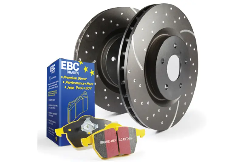 Ebc Yellowstuff High-Performance Brake Pad And Gd Drilled & Slotted Rotor Kit – S5 Series 1