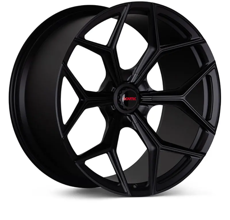 Vossen X Novitec Nl4-5L Front Wheel For Lamborghini Huracán – 20X9 In, 5X112 Mm, Et36 Offset, Satin Black Finish 1