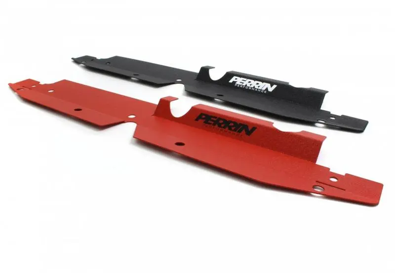 Perrin 08-11 Subaru Sti / Wrx Black Radiator Shroud 1