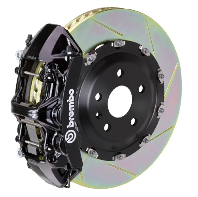 Brembo 08-09 G8 Front Gt Bbk 6 Piston Cast 365X34 2Pc Rotor Slotted Type-1-Black 1