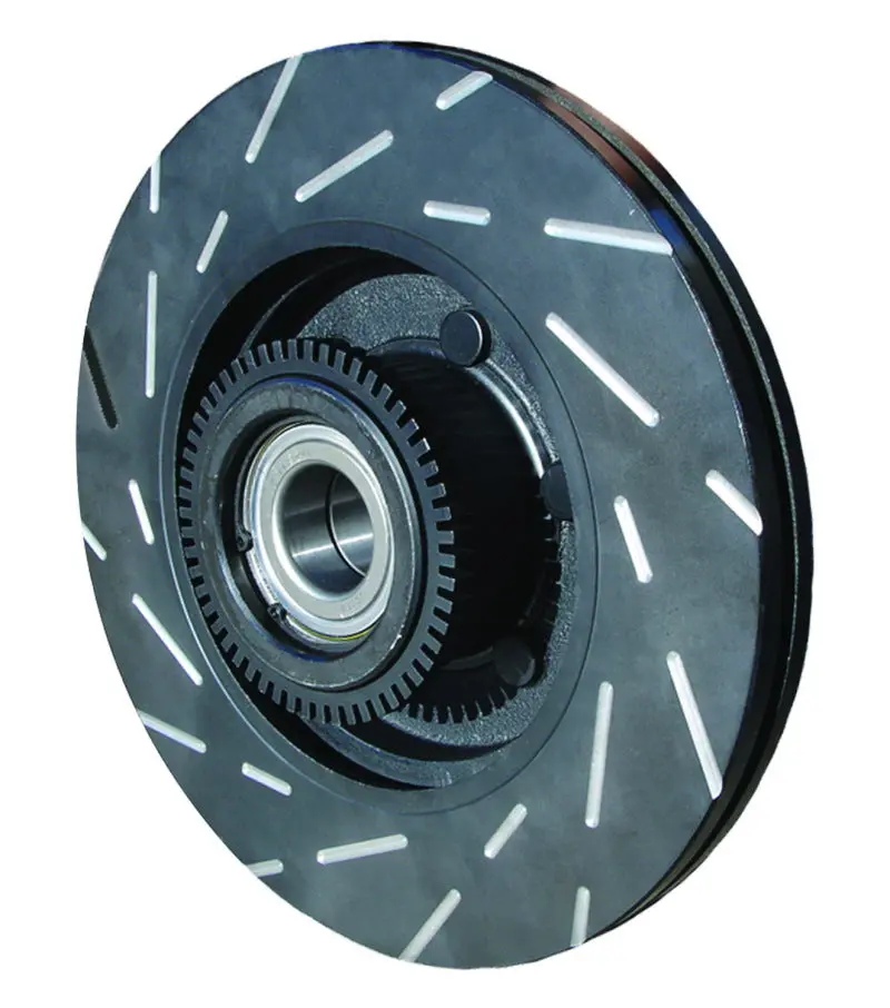 Ebc Usr Slotted Front Brake Rotors For 2010+ Mazda 2 1.5L Models 1