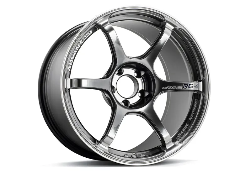 Advan Rg-4 18X9.5 Inch Racing Wheel – Hyper Black Finish, +25 Offset, 5X112Mm 1