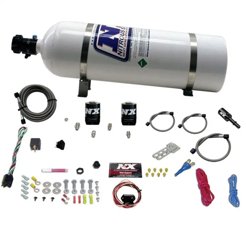 Nitrous Express Fly-By-Wire Nitrous Kit – Single-Nozzle System For Dodge Hemi/Srt8, 35–150 Hp, Includes 15Lb Bottle 1