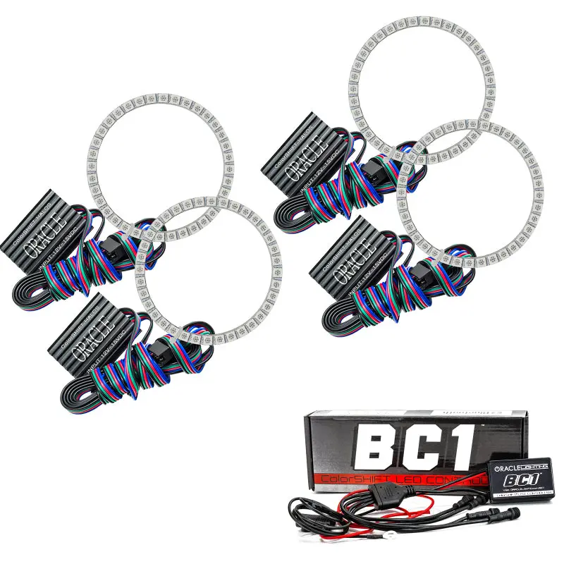 Oracle Halo Lighting Kit – Colorshift Led Rings For 2005–2010 Aston Martin Vanquish, Includes Bc1 Controller 1