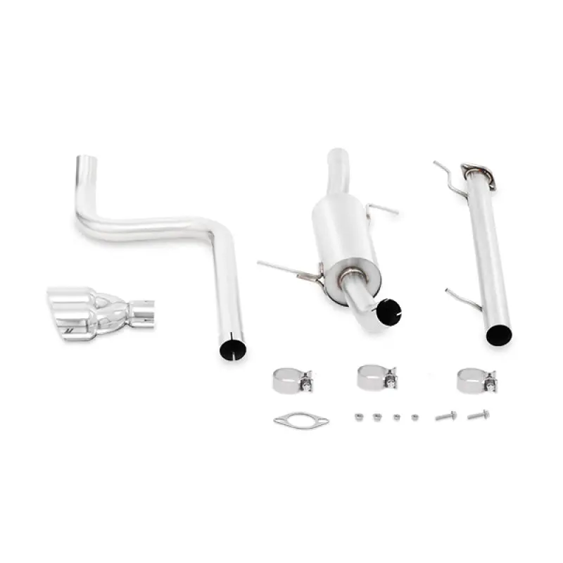 Mishimoto 14-16 Ford Fiesta St 1.6L 2.5In Stainless Steel Cat-Back Exhaust W/ Polish Tips 1