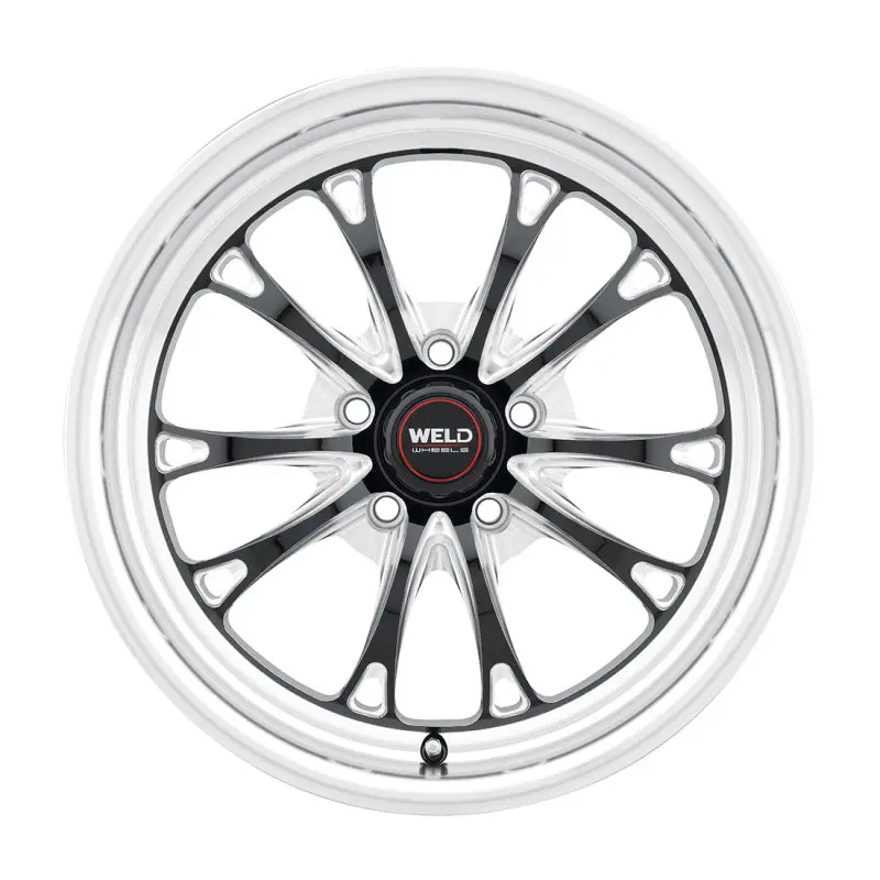Weld S157 Belmont Drag Wheel – 17X10", 5X114.3 Bolt Pattern, +50Mm Offset, 7.5" Backspacing, Gloss Black Finish 1