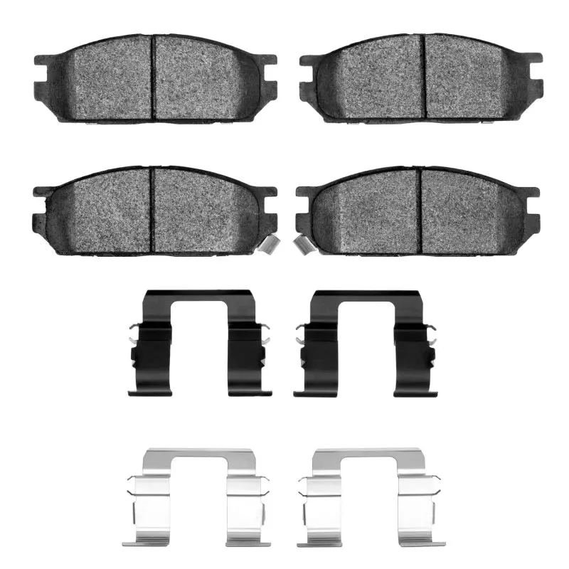 R1 91-92 Dodge Colt Front Semi Met Pads & Hardware Kit 1