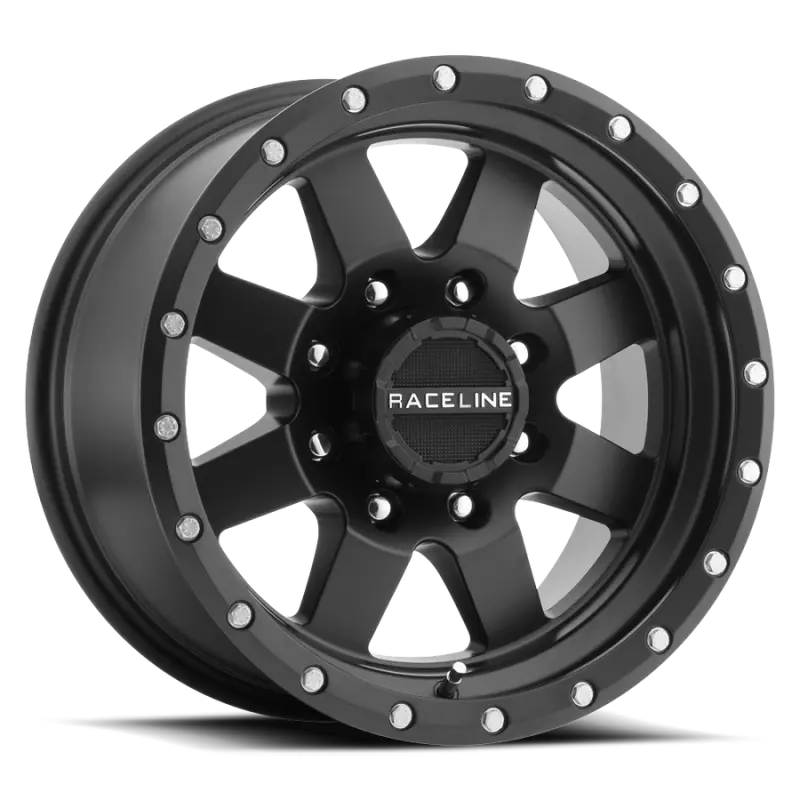 Raceline Defender Satin Black Wheel – 17X9", 5X139.7, Zero Offset, 107.95Mm Bore 1
