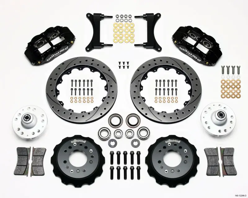 Wilwood Narrow Superlite 6R Front Hub Kit – 12.88" Drilled Rotor, Fits 1979–1987 Gm G-Body 1