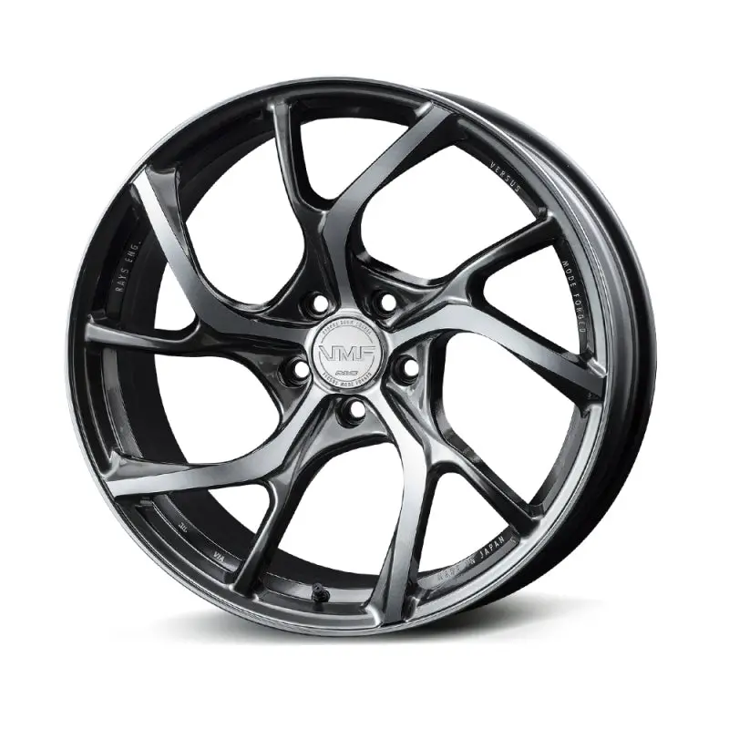Versus Vmf C-01 Diamond-Cut Alloy Wheel – 19X8.5", 5X108, +45Mm Offset, Shining Black Finish 1