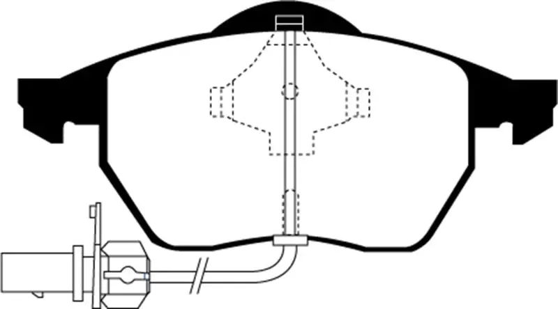 Ebc 99-01 Audi A4 1.8 Turbo (B5) Yellowstuff Front Brake Pads 1