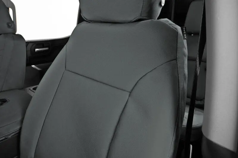 Covercraft 22-24 Chevrolet Silverado Endura Precisionfitfront Row Seat Covers - Charcoal/Charcoal 1