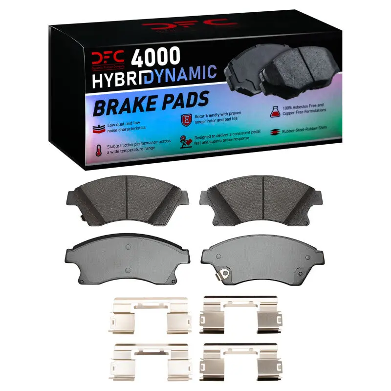 R1 Semi-Metallic Front Brake Pad & Hardware Kit For 2011–2017 Chevrolet Cruze Limited 1