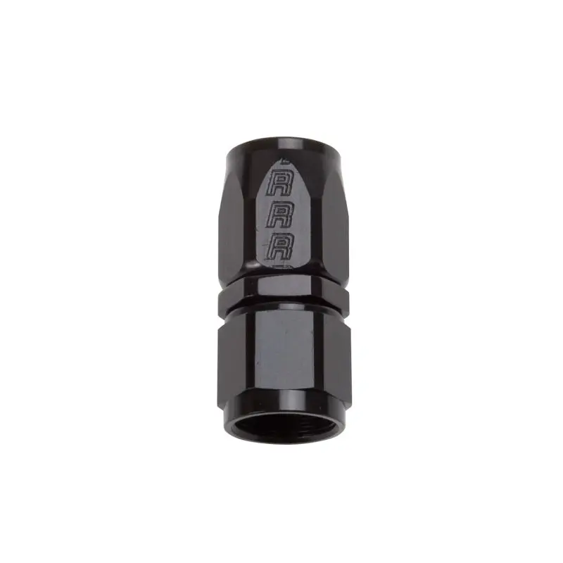 Russell Performance -10 An Black Straight Hose End – Full-Flow Aluminum Fitting 1