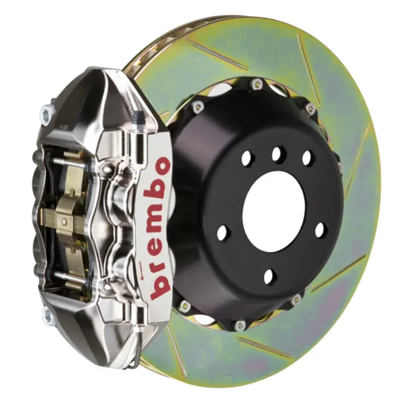 Brembo Gtr Rear Big Brake Kit – For 2003–2009 Mercedes-Benz E55 Amg, 380X28Mm Slotted Rotors, Nickel-Plated Billet Calipers 1
