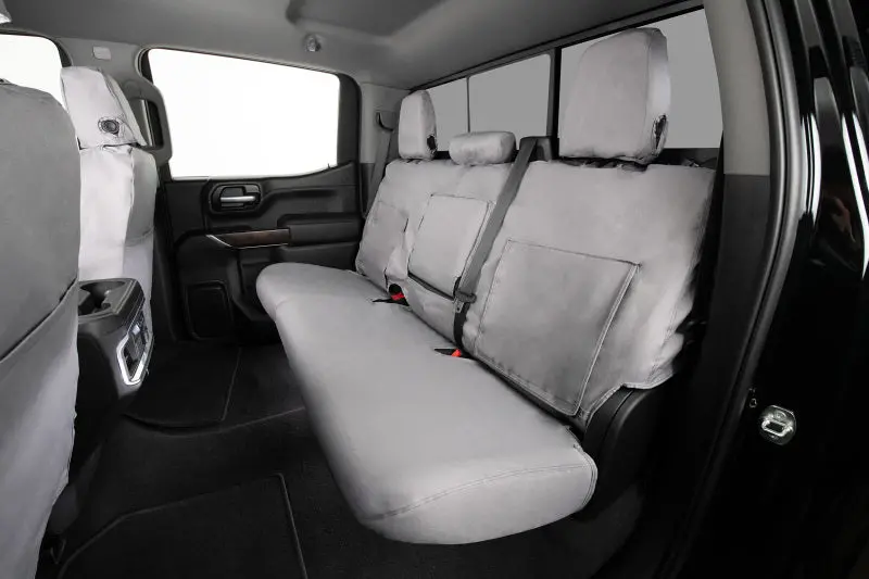 Covercraft Seatsaver Custom Front Seat Covers – Polycotton Blend For 2010–2014 Subaru Outback, Gray 1