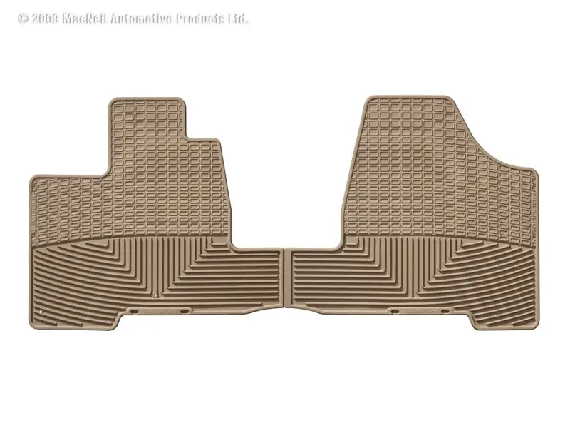 Weathertech 04-10 Toyota Sienna Front Rubber Mats - Tan 1