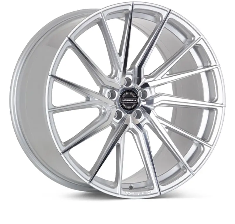 Vossen Hf-4T 22X10.5 / 5X120 / Et38 / Deep Face / 72.56 - Silver Polished - Right Wheel 1