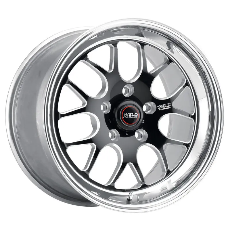Weld S77 Black Aluminum Wheel – 15X7.33, 5X4.75, 3.5" Backspace, Medium Pad Finish 2