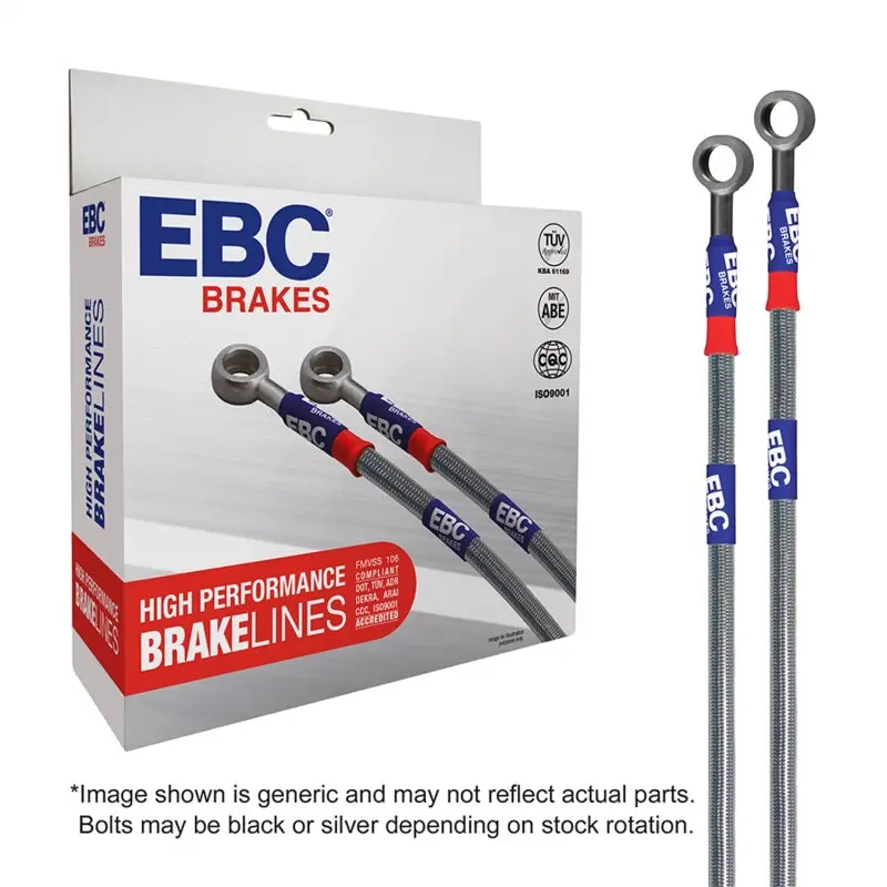 Ebc Stainless Steel Brake Line Kit For 2008–2013 Chevrolet Silverado 1500 2Wd 1