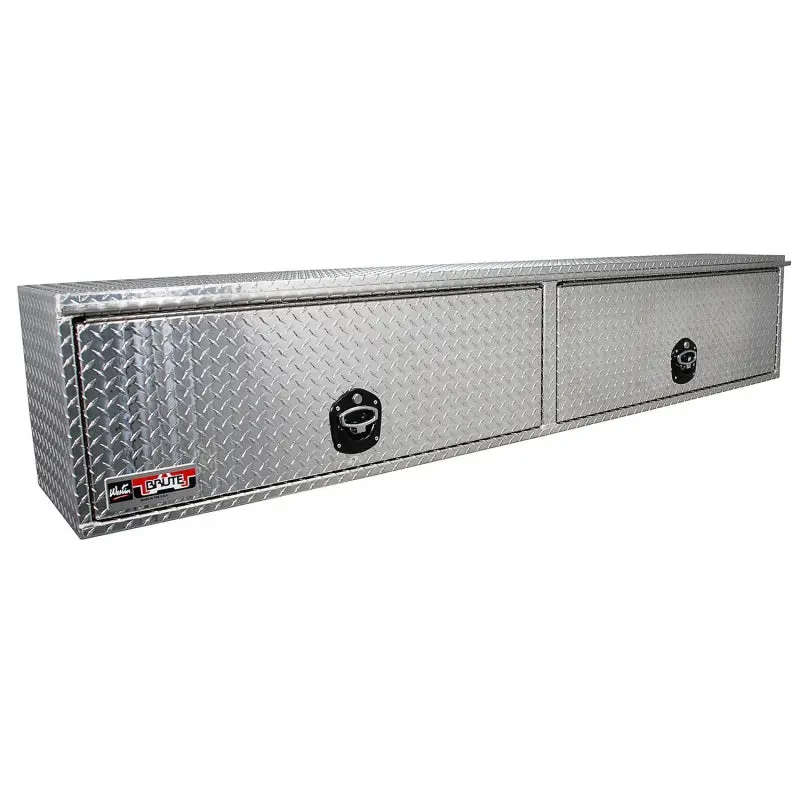Westin/Brute High Cap Hd Top Sider 16In X 88In W/Flip Up Doors - Aluminum 1