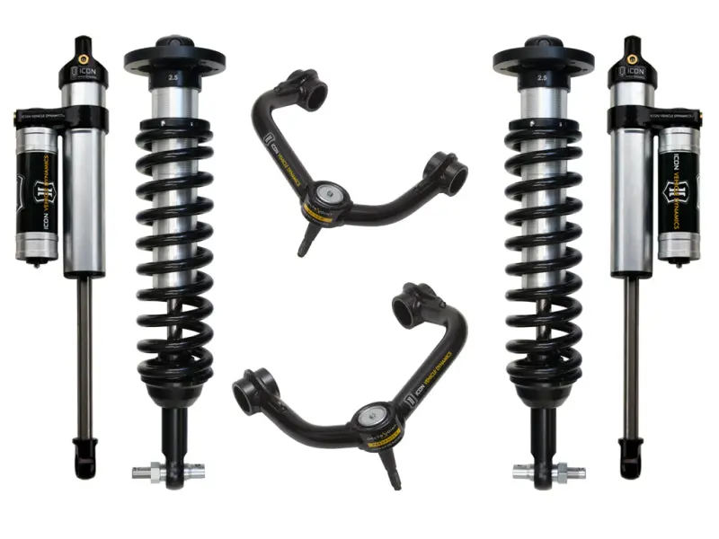 Icon Stage 3 Suspension System For 2014 Ford F-150 4Wd (0–2.63 In Lift) With Tubular Upper Control Arms 1