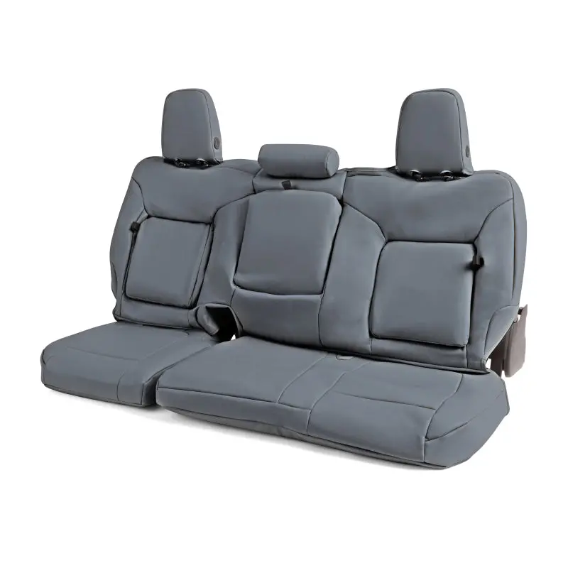 Covercraft 09-19 Toyota Tacoma Leatherette Precisionfit Custom Front Row Seat Covers - Med Grey 2