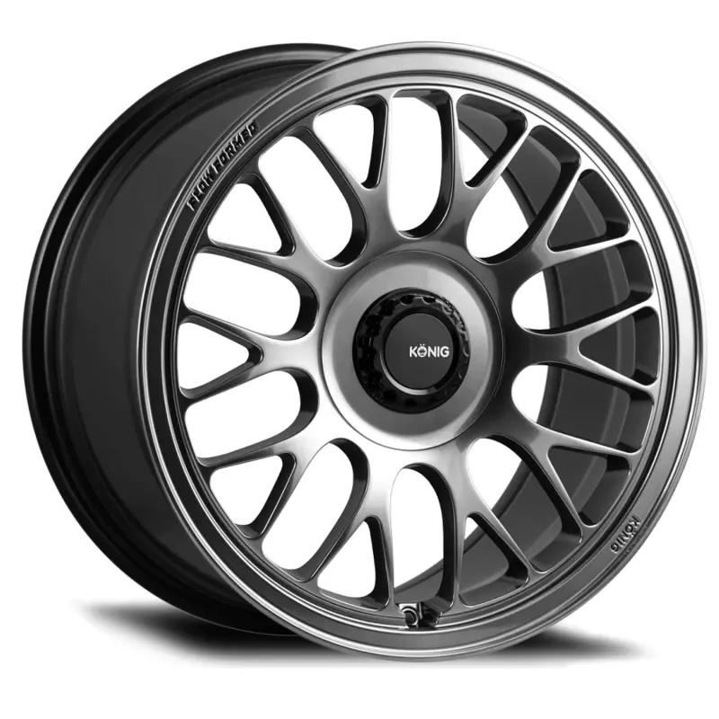 Konig Mrk1 Hyper Carbon 19×8.5 Inch Gloss Black Alloy Wheel – 5×112 Bolt Pattern, 42Mm Offset 1