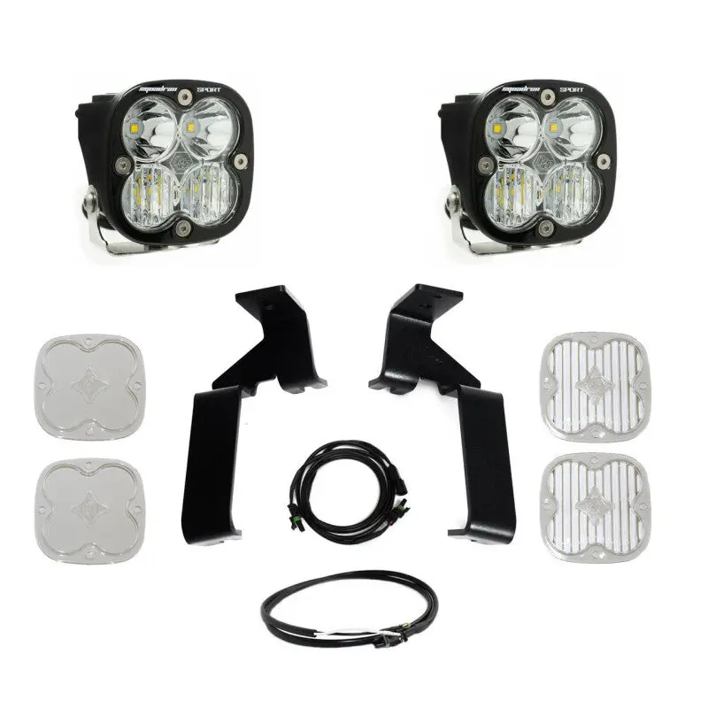 Baja Designs 21+Ford Raptor Squadron Sport A-Pillar Kit 1