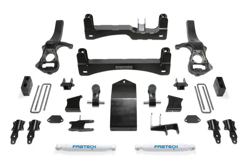 Fabtech 4-Inch Basic Lift System For 2019–2020 Gm C/K1500 Pickup With Trail Boss Or At4 Package 1