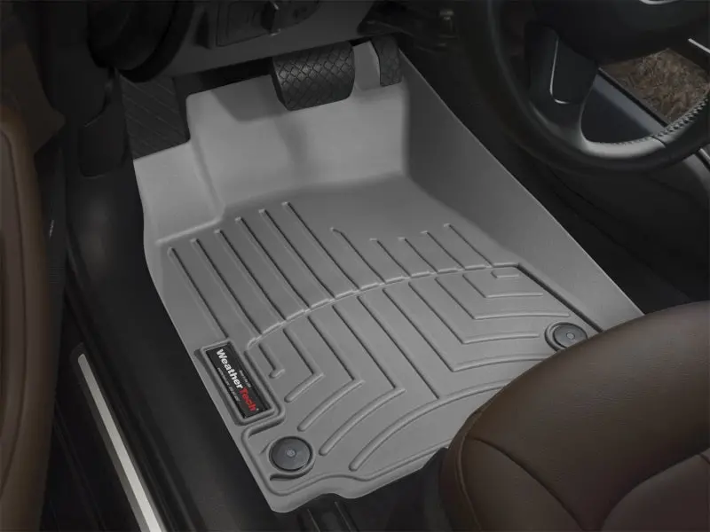 Weathertech Front Floorliners For 2010+ Volvo Xc60 – Gray Heavy-Duty Trim-To-Fit Mats 1