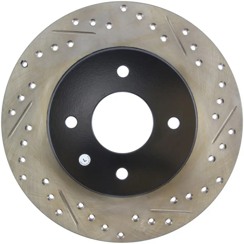 Stoptech Slotted & Drilled Sport Brake Rotors – Precision-Machined, Vented, And Heat-Resistant Design 1