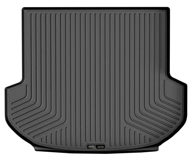 Husky Liners Weatherbeater Cargo Mat For 2021–2022 Hyundai Santa Fe Sport – Heavy-Duty Black Liner 1
