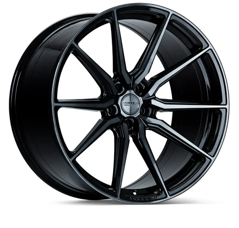 Vossen Hf-3 20X9.5 / 5X114.3 - +25 / Deep Face / 73.1 - Tinted Gloss Black Wheel 1