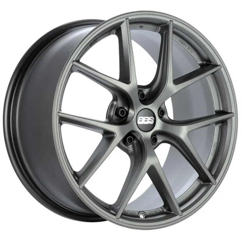 Bbs Ci-R Satin Platinum Forged Wheel – 19×9In, Et33 Offset, Face 2 Design 1