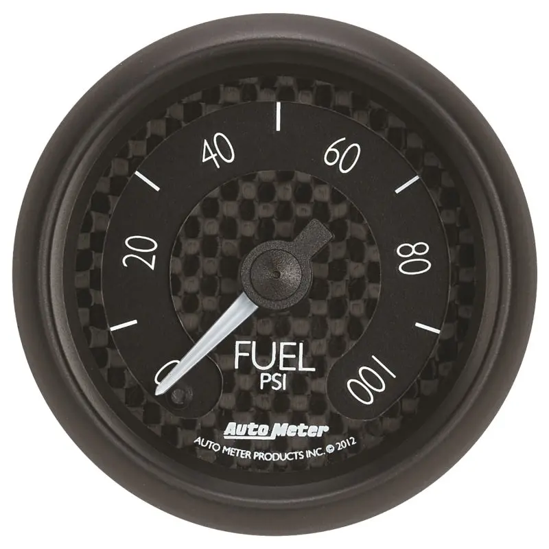 Autometer Gt Series 52Mm Full Sweep Electronic 0-100 Psi Fuel Pressure Gauge 1