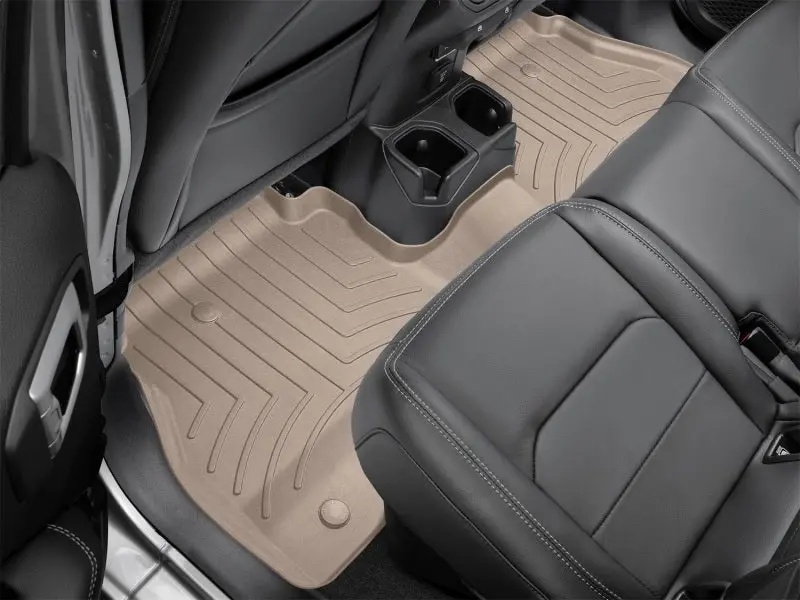Weathertech Rear Floorliner Hp For 2018+ Jeep Wrangler Jl (2-Door) – Tan 1