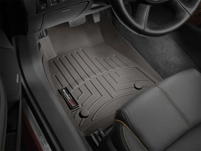 Weathertech Front Floor Liners For 2014–2018 Chevrolet Silverado 1500 – Cocoa Color 1