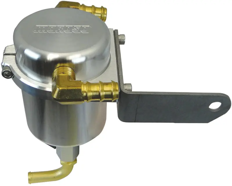 Moroso Billet Aluminum Air/Oil Separator Catch Can – Designed For 2015+ Dodge Challenger 5.7L/6.4L With Shaker Hood 1