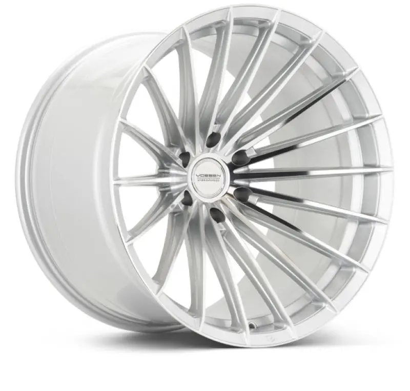 Vossen Hfx-4 Silver Polished Wheel – 17×9, 6×135, Zero Offset, Super Deep Lip 1