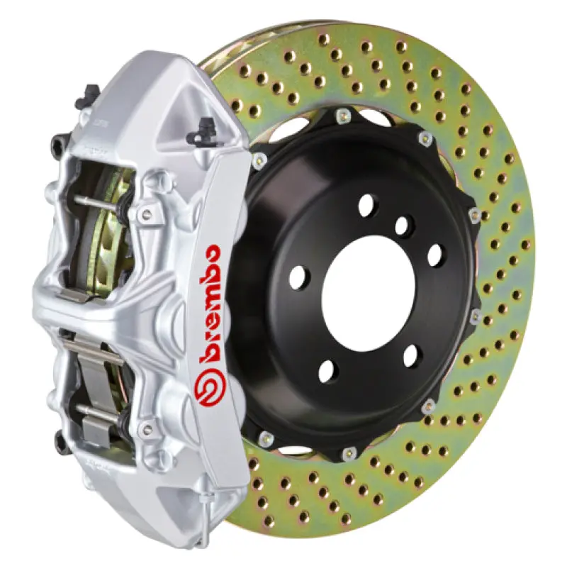 Brembo Front Gt Big Brake Kit For 1995–1998 Porsche 993 C2/C4/C4S/Turbo – 6-Piston Calipers, 380X32Mm Drilled Two-Piece Rotors 1