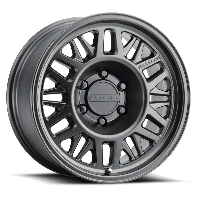 Raceline 451B Ryno 17X8.5In / 5X150 Bp / 0Mm Offset / 110.5Mm Bore - Satin Black Wheel 1