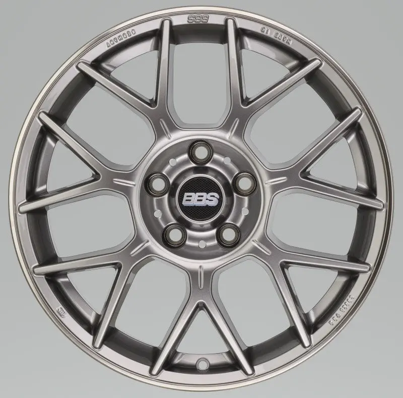 Bbs Xr Platinum Gloss Alloy Wheel – 19X8.5", 5X112 Bolt Pattern, Et30 Offset, 82Mm Hub Bore (Pfs/Clip Required) 1